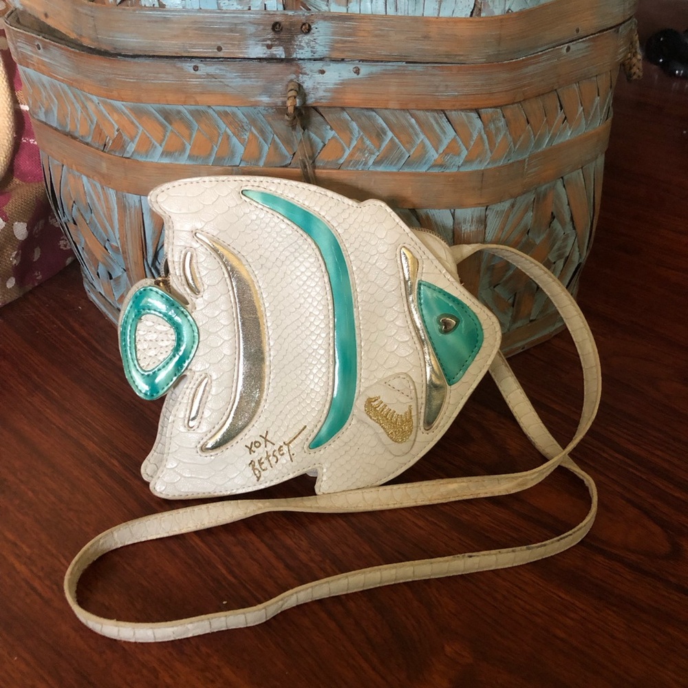 Plenty of Fish Angel Fish Bag by Betsy Johnson